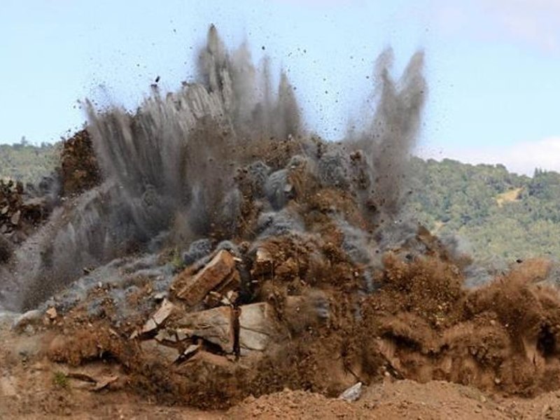 Empresa realizará trabajos con explosivos en Verón, avisa Ministerio de Defensa