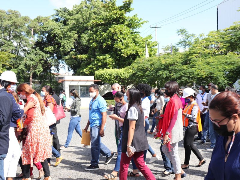 Instituciones participan en simulacro nacional para el manejo de un terremoto