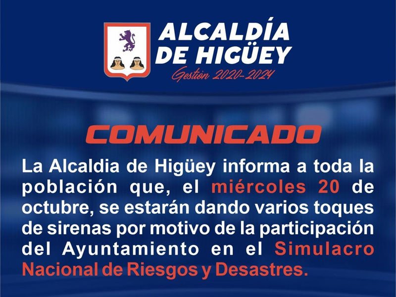 Este miércoles se daran varios toques de sirena por motivo del simulacro de terremoto