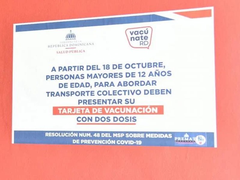 Requerir tarjeta de vacuna no viola Constitución