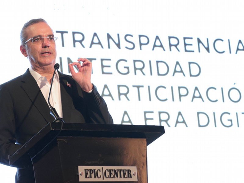 Abinader: No hay nada qué ocultar, porque todo está ahí