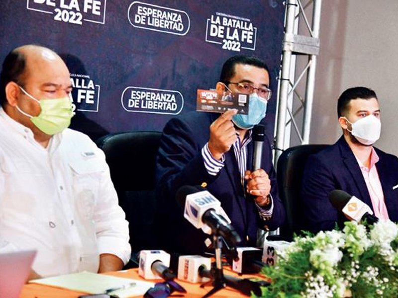 Batalla de la Fe exigirá tarjeta de vacunación