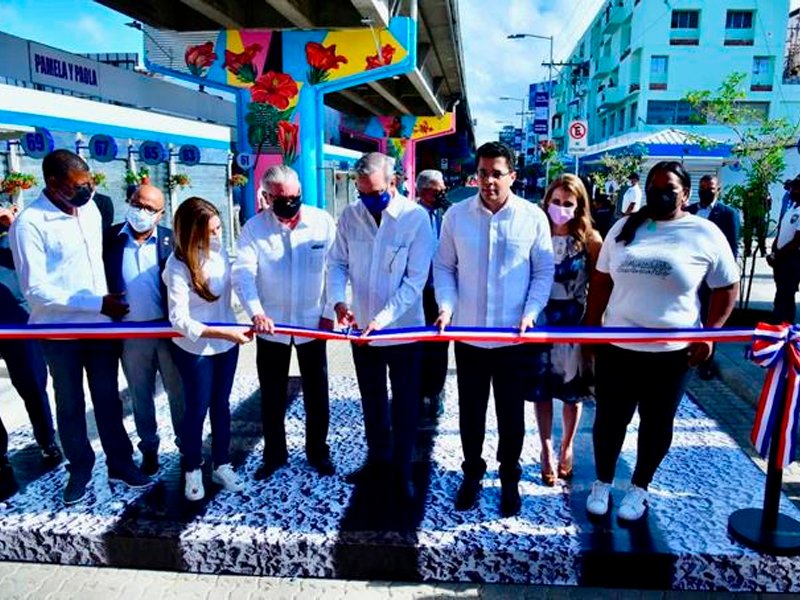 Inauguran “primera fase de la primera etapa de la avenida Duarte con París”