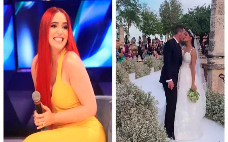 Karen Yapoort se llevó las flores de la boda de Francisca y ¡no estaba invitada!