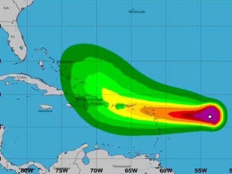 ONAMET modifica la alerta meteorológica temprana por posibles condiciones de tormenta tropical Fiona