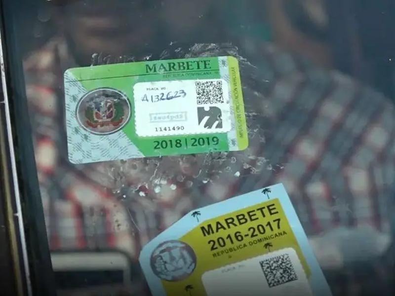 La DGII llama a renovar el marbete a partir del 18 de octubre