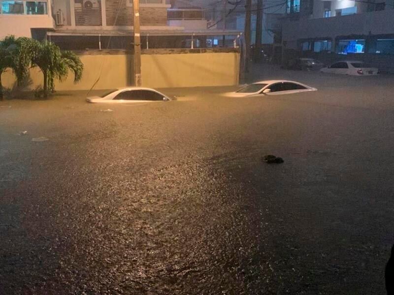 Dos muertos en Santo Domingo a causa de las lluvias torrenciales