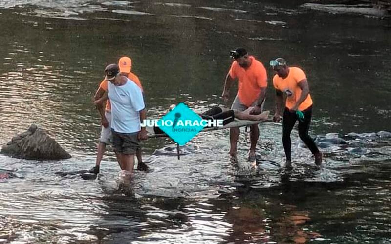 Recuperan cuerpo de joven ahogado en el rio Anamuya