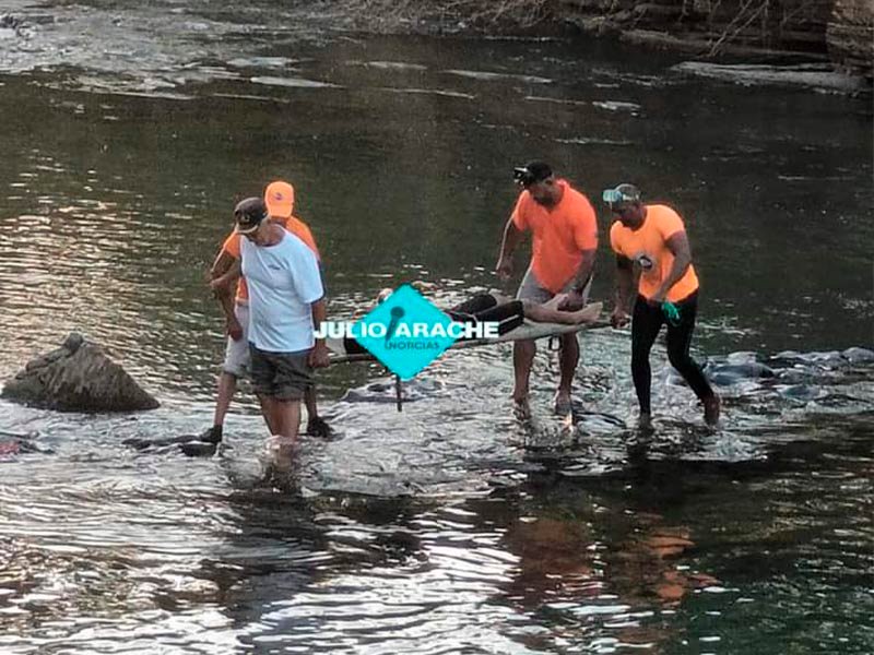Recuperan cuerpo de joven ahogado en el rio Anamuya
