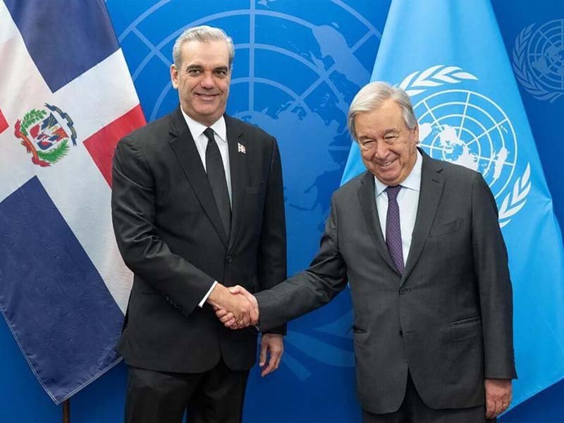 Abinader pide al Secretario General ONU redoblar esfuerzos para misión de seguridad en Haití