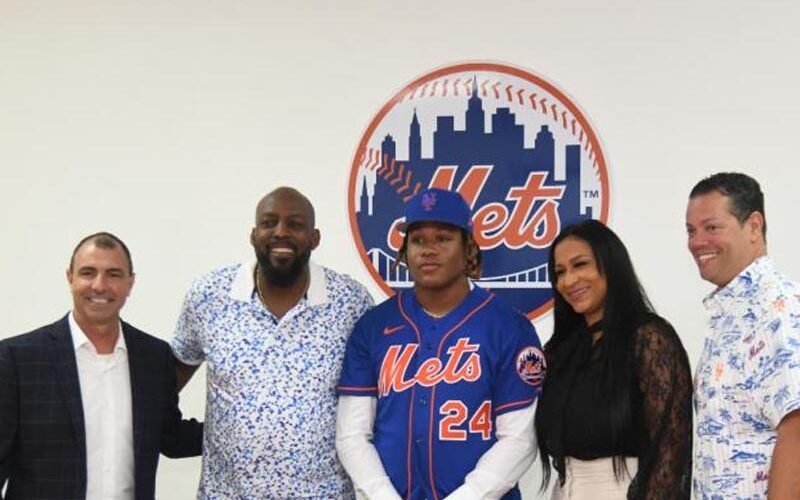 Hijo de Vladimir Guerrero firma con los Mets por 117 mil dólares
