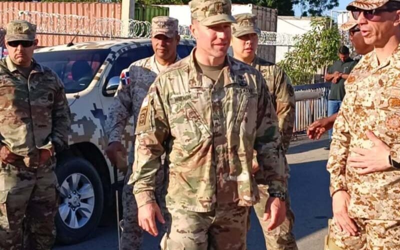 Militares de EE.UU visitan zona fronteriza por Dajabón junto a dominicanos
