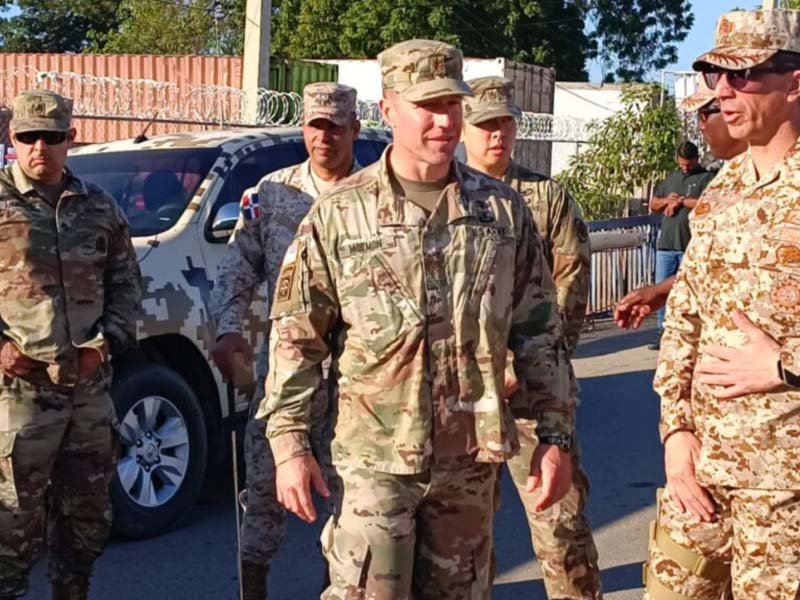 Militares de EE.UU visitan zona fronteriza por Dajabón junto a dominicanos