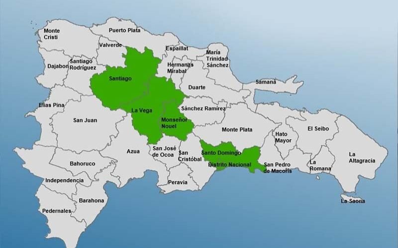 5 provincias en alerta verde por aguaceros, posibles tormentas eléctricas y ráfagas de viento