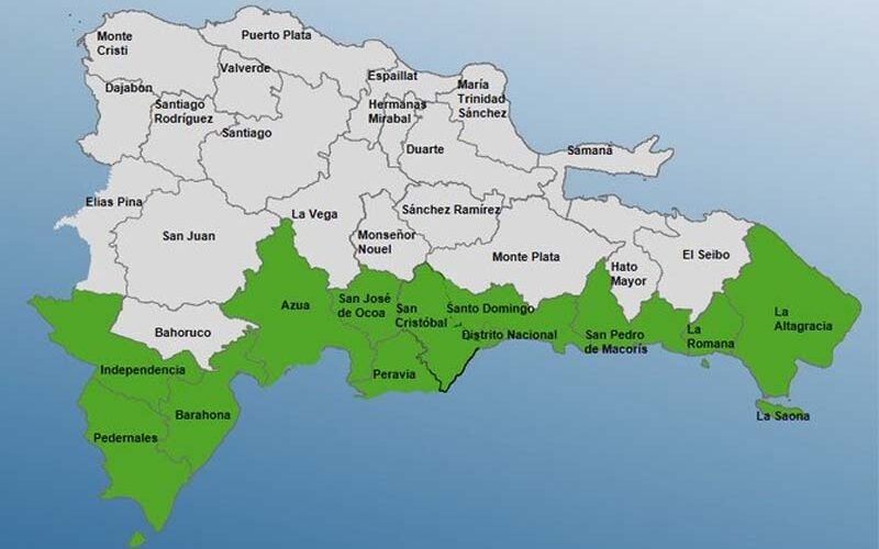 COE aumenta a 12 las provinciasen alerta; autoridades se preparanante efectos de vaguada