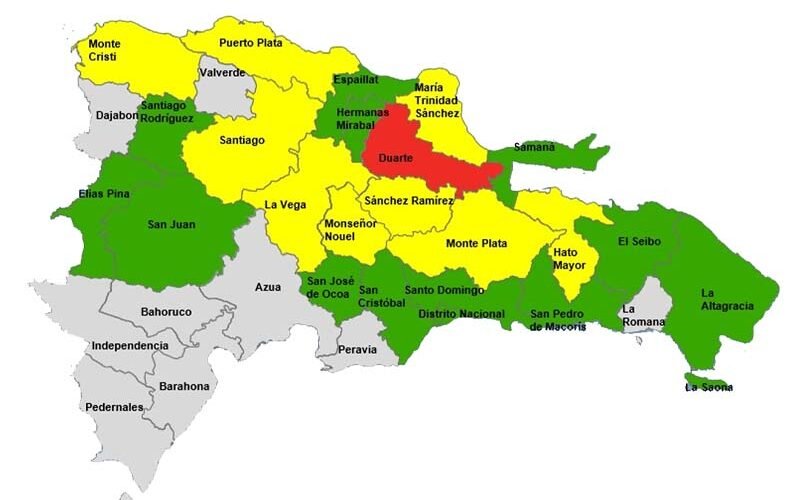 El COE mantiene 23 provinciasen alerta