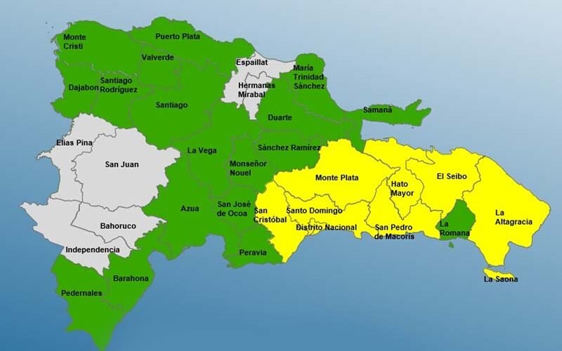 26 Provincias en Alerta por una Vaguada y el acercamiento de una Onda Tropical