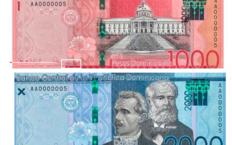 El Banco Central lanzará nuevos billetes de RD$1,000 y RD$2,000
