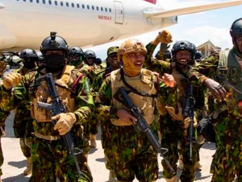 Haiti recibe otros 200 policías de Kenia para liderar misión ONU