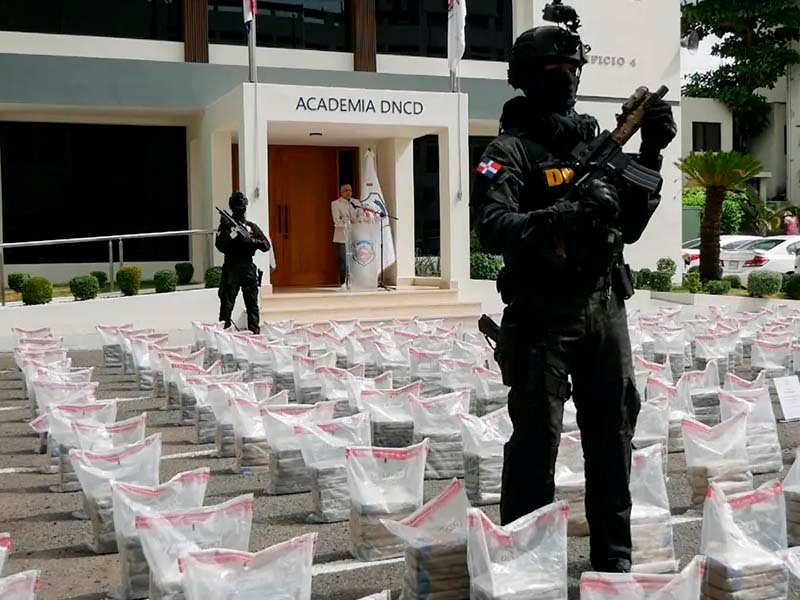 DNCD decomisa el tercer mayor alijo de cocaína en República Dominicana