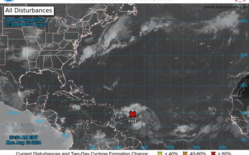 El país se mantiene vigilante ante potencial ciclón 5 ubicado al este de las Antillas Menores