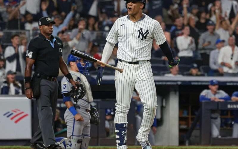 Juan Soto pega jonrón 39 en victoria de Yankees sobre Kansas