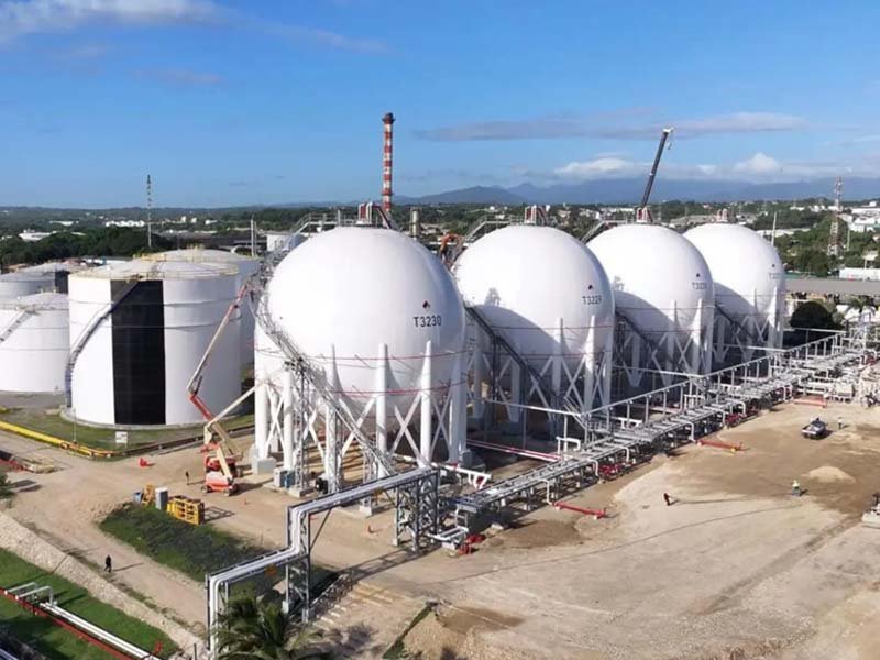 Refidomsa inaugura cuatro esferas de GLP con capacidad de 280,000 barriles