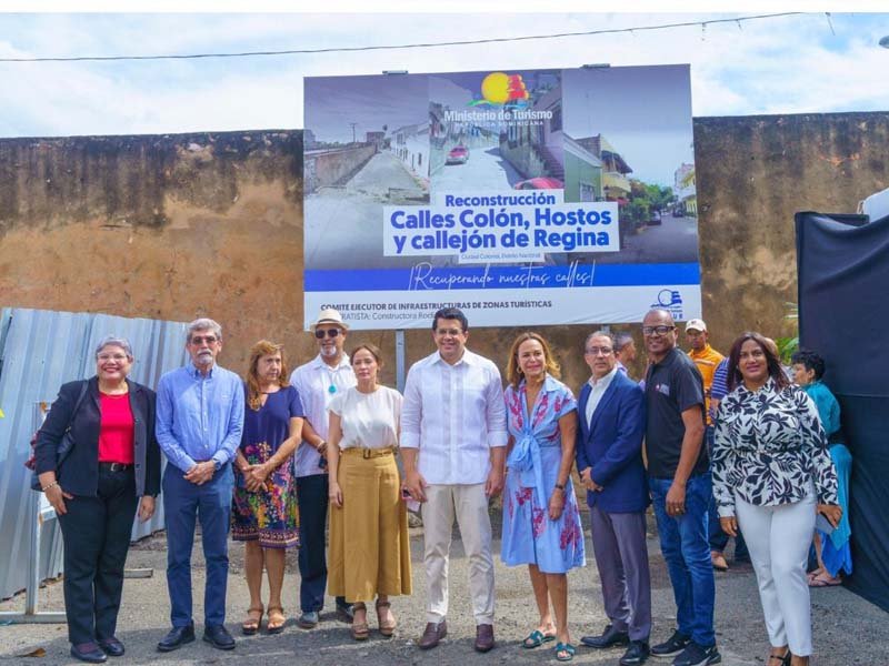 Collado dice turismo invierte más de 400 millones de pesos en obras emblemáticas en Ciudad Colonial